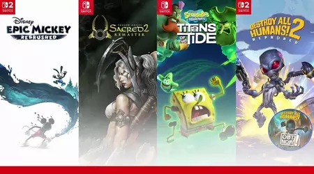 Одразу п’ять ігор THQ Nordic відправляться на Nintendo Switch і Switch 2, серед них історії про Губку Боба і Міккі Мауса