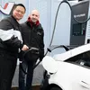 Быстрая зарядка Hyundai на треке