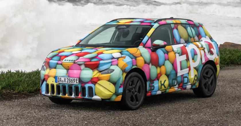 Шпионские снимки Škoda Epiq: новое в камуфляже