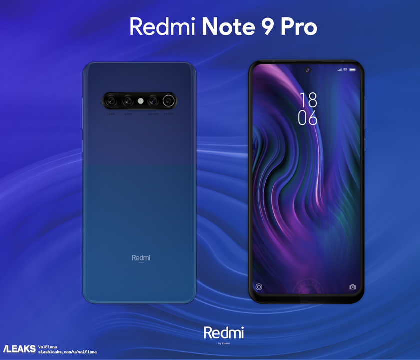 Не такой, как Note 8 Pro: в сети появились рендеры Redmi Note 9 Pro