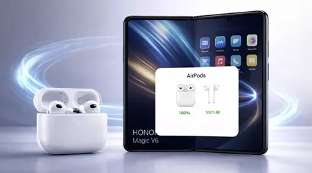 Складаний флагман Honor Magic V6 отримав повну сумісність з Apple AirPods