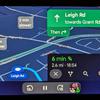 An example of the new Google Maps interface