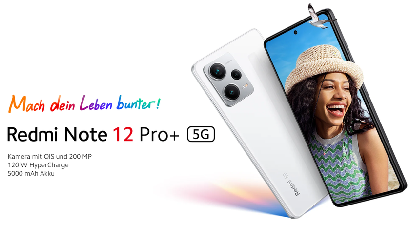 Redmi Note 12 Pro+ 5G с 200-МП камерой и 120-Вт зарядкой – самый дорогой смартфон в истории культовой серии Redmi Note