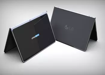 LG запатентовала планшет с тонкими рамками, подставкой и беспроводной клавиатурой
