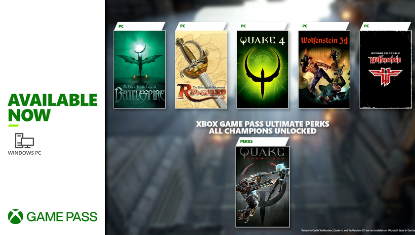 Классические Quake 4 и Wolfenstein пополнили каталог игр Game Pass на ПК