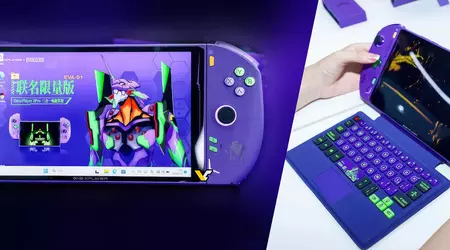 OneXplayer 2 Pro - portable Windows 11 gaming console with 8.4" display, Ryzen 7 7840U chip, 64GB memory and 4TB storage