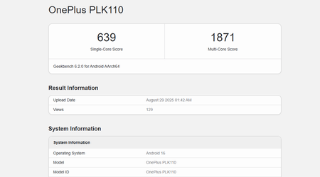 Судячи з бази даних Geekbench, OnePlus 15 отримає Snapdragon 8 Elite 2, але є нюанс