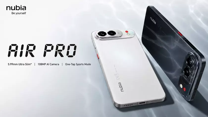 Ультратонкий смартфон Nubia Air Pro в руках