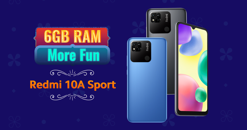 Redmi 10A Sport – Helio G25, 5000 мА*ч и MIUI 12.5 за $135