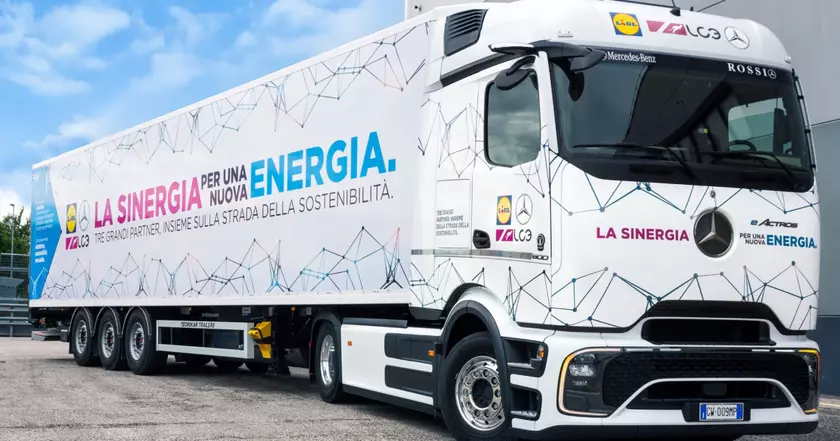 Mercedes-Benz eActros 600: Электрическое Будущее для Lidl Italia