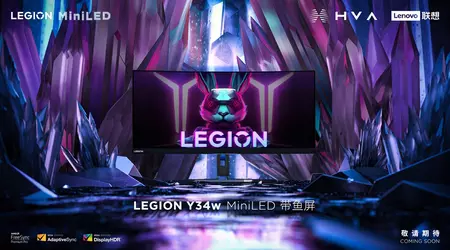 Lenovo представила монітор Legion Y34w зі 165-Гц екраном Mini-LED за ціною до $420