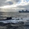 Le porte-avions britannique HMS Queen Elizabeth, qui transporte des chasseurs de cinquième génération F-35B Lightning II, est passé sous le commandement de l'OTAN pour la première fois dans l'histoire.-19