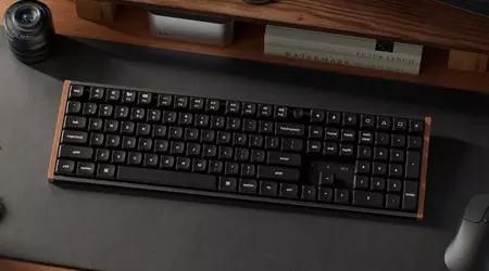 Keychron випустила повнорозмірну клавіатуру K5 Ultra 8K з частотою 8000 Гц, дерев'яними акцентами і акумулятором на 370 годин роботи