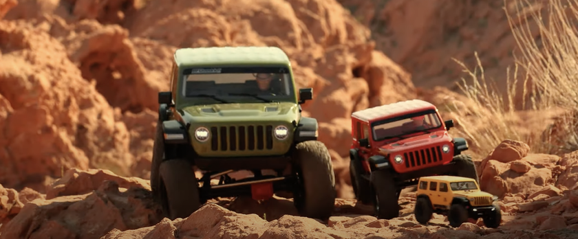 Jeep Wrangler Rubicon теперь в огромном масштабе 1/6, выпущенном Axial