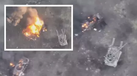 Українські сили в одному бою знищили два російські танки Т-80БВ і дві бойові машини піхоти