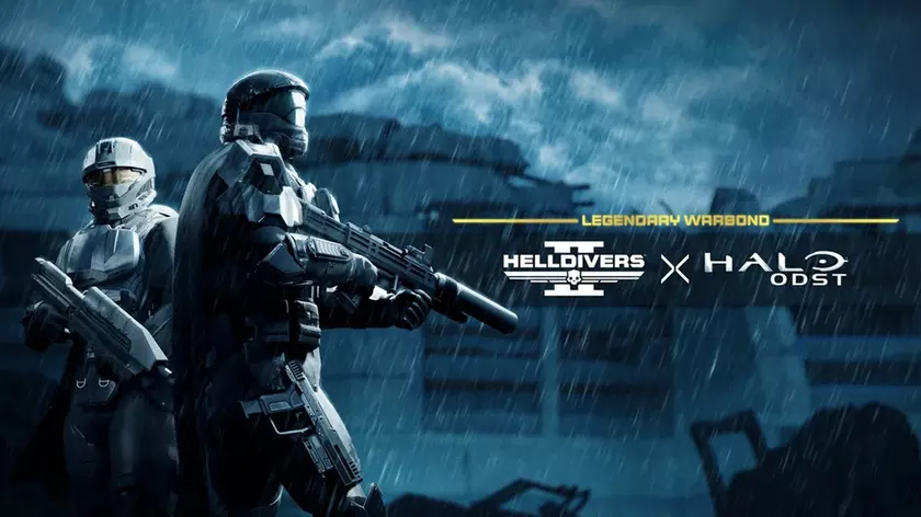 Столкновение вселенных: Helldivers 2 и Halo 3: ODST на постере ивента