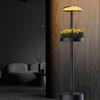 Light fixture with plants