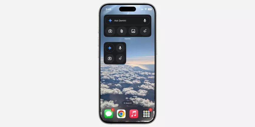 Google представляет: Виджеты Gemini теперь доступны для iPhone