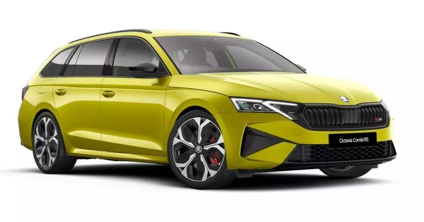 Новый Škoda Octavia vRS: Дразнящий образ в цвете Dragon Skin