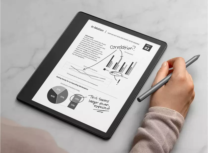 Amazon представила самую большую электронную книгу Kindle Scribe с поддержкой стилуса стоимостью от $340