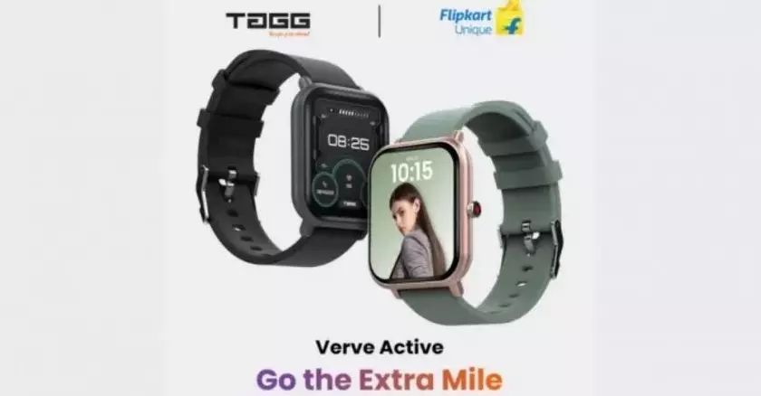 Tagg Verve Active – смарт-часы с 24 спортивными режимами, SpO2, и IP68 за $55