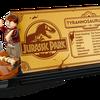 Information board and stand for T-Rex