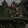 M270A2 rocket launcher of the US military