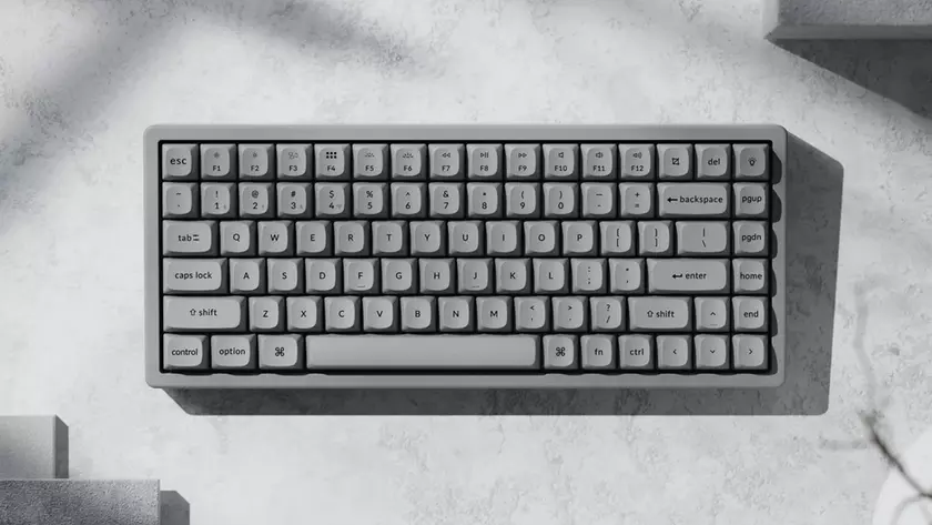 Keychron K2 HE Concrete Edition: Брутальная клавиатура в стиле индастриал