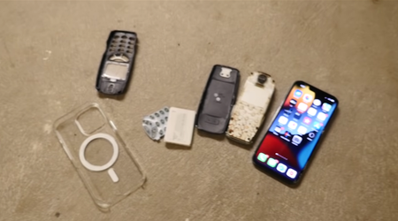 iPhone 13 Pro vs Nokia 3310 - тест на міцність падінням з 20-го поверху