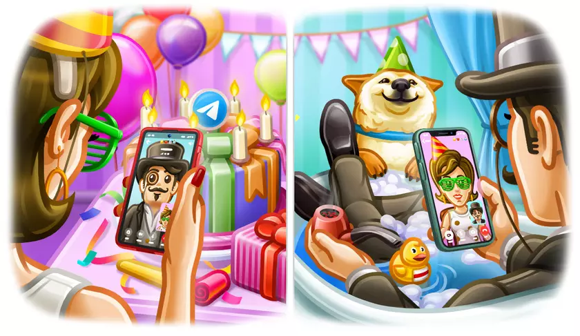 Telegram отметил 7-летие запуском видеозвонков