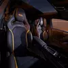 Салон Mercedes-AMG A 45 S - жёлтая строчка