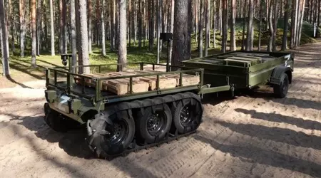 Росія випробовує новий наземний дрон «Вольчанін» на полі бою в Україні