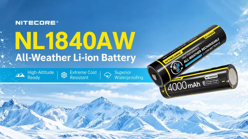 Аккумулятор Nitecore NL1840AW в разрезе