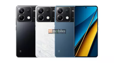 POCO X6 5G revealed in a pre-announcement video: two colours, triple camera, 67W charging and included case
