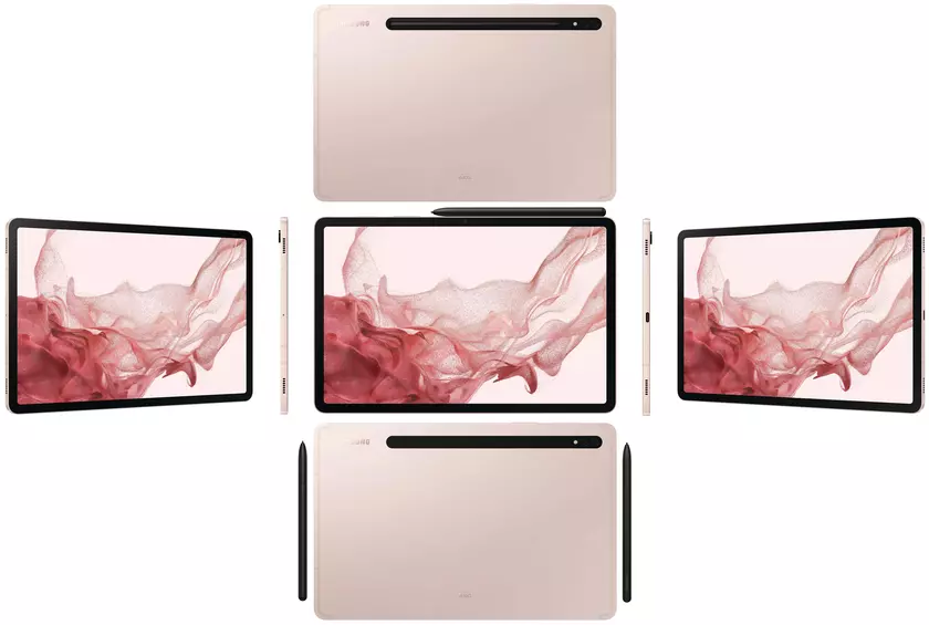 Эван Бласс показал качественные рендеры Samsung Galaxy Tab S8, новинку можно разглядеть со всех сторон