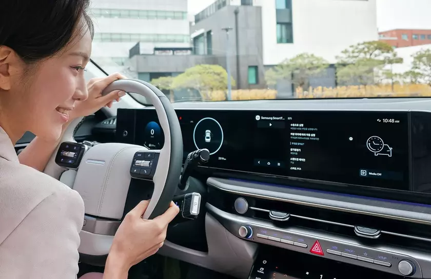 Интерфейс SmartThings в автомобиле Hyundai