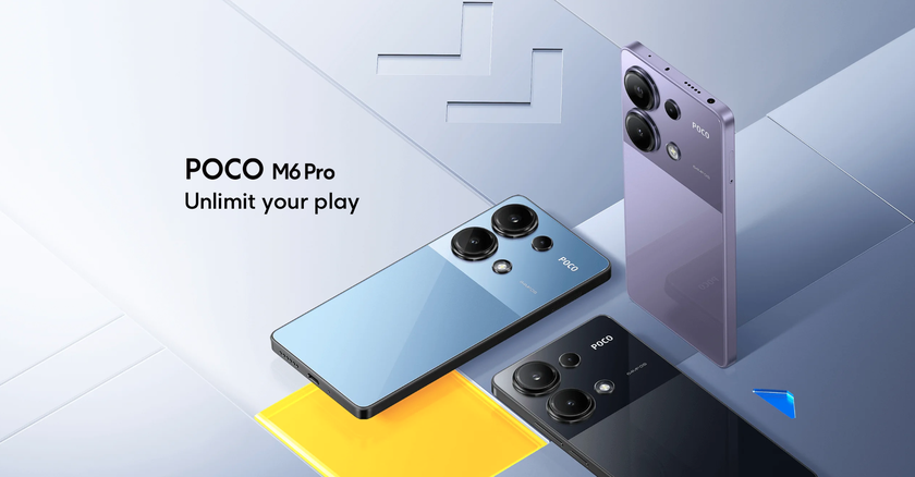 POCO M6 Pro: дисплей на 120 Гц, чип MediaTek Helio G99-Ultra, камера на 64 МП и HyperOS на борту