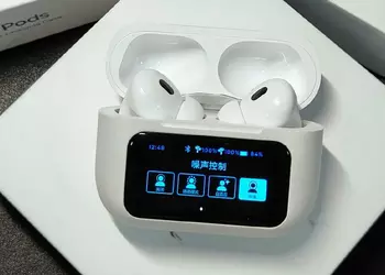 Apple couldn't do it - the Chinese did: fake AirPods with an OLED display case have been created