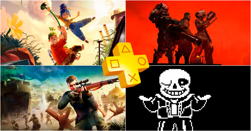 Игры, которые были анонсированы в июле для PlayStation Plus Extra и Deluxe уже можно скачать. Среди них: It Takes Two, The Ascent, Undertale, Sniper Elite 5 и другие
