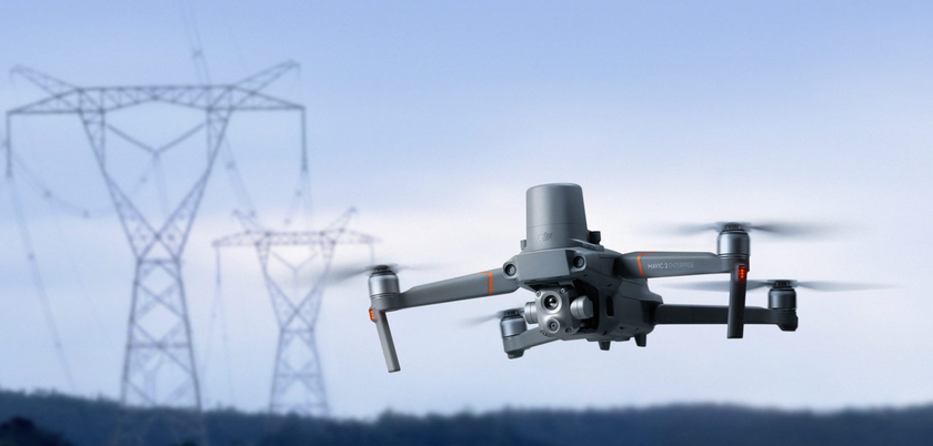 ВСУ получат 50 квадрокоптеров DJI Mavic 2 Enterprise Advanced с 48-МП камерой, динамиком, прожектором, тепловизором и DJI Smart Controller Enterprise