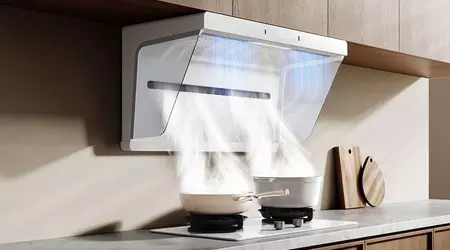 Xiaomi представила білу витяжку Mijia Smart Smoke Purifier 3: щоб на кухні не смерділо, а пристрій не жовтів