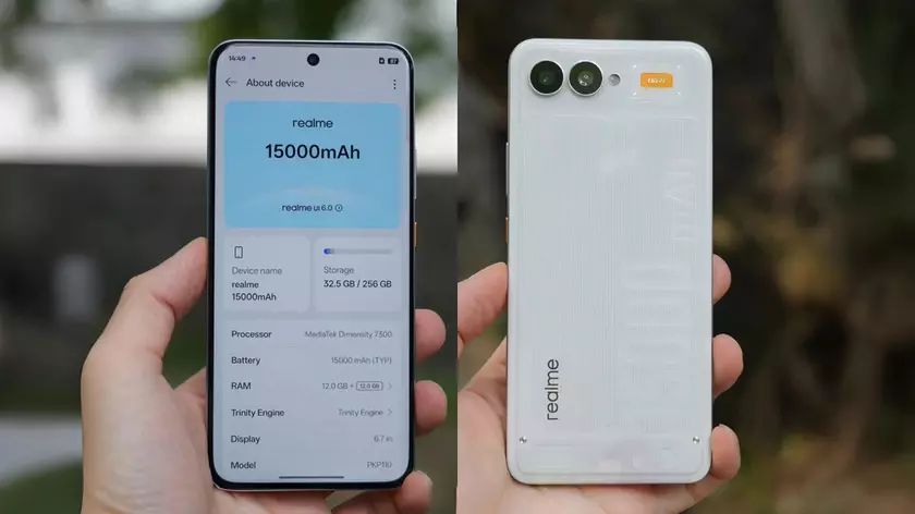 Realme: революция в длительности — смартфон с батареей на 15000 мАч