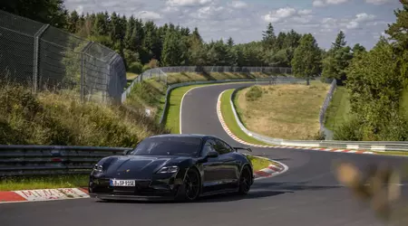 На 18 секунд швидше за Tesla Model S Plaid: Porsche протестувала електричний спорткар Taycan Turbo GT на Нюрбургринзі