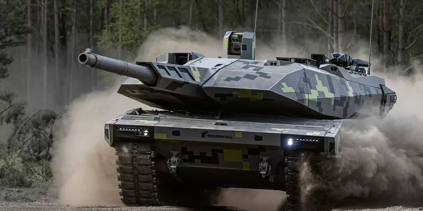 Rheinmetall ведёт переговоры с Украиной о поставках танка нового поколения Panther KF51, он имеет дистанционное управление и оснащён дроном-камикадзе