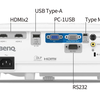 BenQ MW560 overhead projectors in the classroom