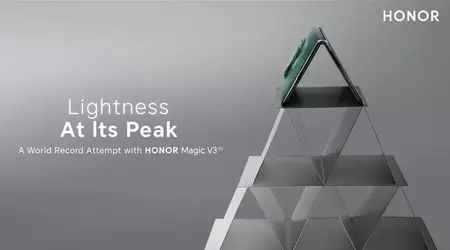 Honor Magic V3 потрапив до Книги рекордів Гіннесса, опинившись на вершині 54-поверхового карткового будиночка