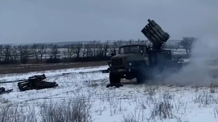 ВСУ с помощью артиллерии уничтожили редкий российский бомбомёт РБУ-6000 (видео)