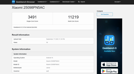 Стали відомі нові результати Xiaomi 17 Pro в Geekbench — ситуація суттєво змінилася