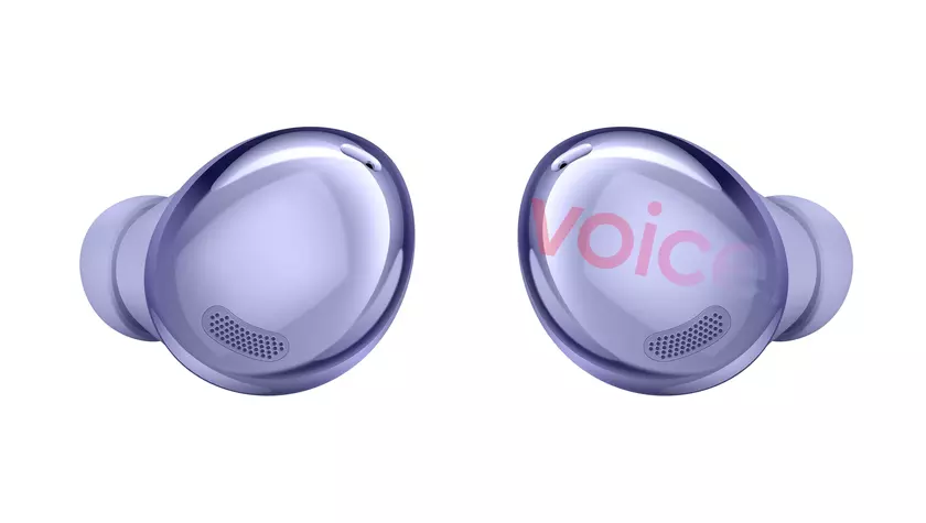 Рендеры Galaxy Buds Pro попали в сеть: фиолетовая расцветка, вакуумная конструкция и кейс, как Galaxy Buds Live