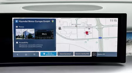 Hyundai has integrated Google Places into the navigation of its cars